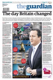 The Guardian (UK) Newspaper Front Page for 1 April 2013