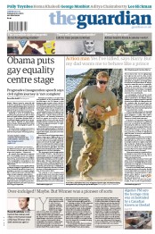The Guardian (UK) Newspaper Front Page for 22 January 2013