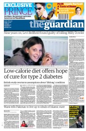 The Guardian Newspaper Front Page (UK) for 24 June 2011