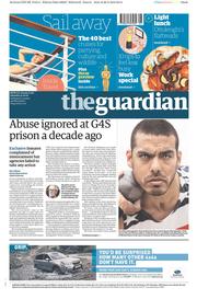 The Guardian (UK) Newspaper Front Page for 27 February 2016
