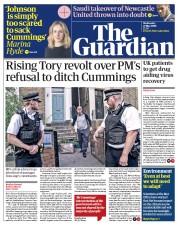 The Guardian (UK) Newspaper Front Page for 27 May 2020