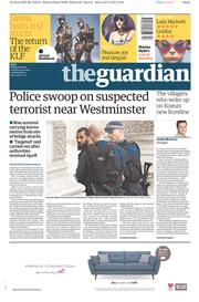 The Guardian (UK) Newspaper Front Page for 28 April 2017