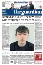 The Guardian (UK) Newspaper Front Page for 4 November 2014
