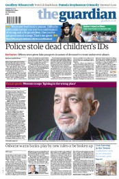 The Guardian (UK) Newspaper Front Page for 4 February 2013