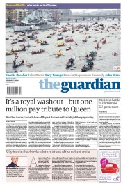 The Guardian (UK) Newspaper Front Page for 4 June 2012
