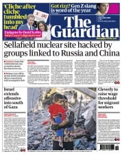 The Guardian front page for 5 December 2023