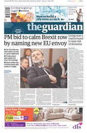 The Guardian (UK) Newspaper Front Page for 5 January 2017