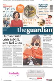 The Guardian (UK) Newspaper Front Page for 7 January 2017