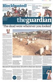 The Guardian (UK) Newspaper Front Page for 7 April 2017