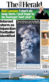  () Newspaper Front Page for 23 May 2011