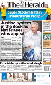  () Newspaper Front Page for 26 May 2011