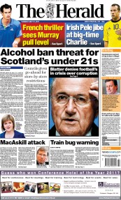  () Newspaper Front Page for 31 May 2011