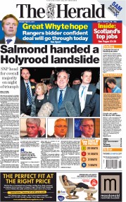  () Newspaper Front Page for 6 May 2011