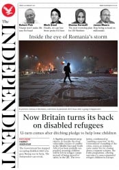The Independent (UK) Newspaper Front Page for 10 February 2017