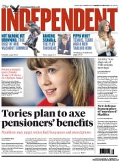 The Independent (UK) Newspaper Front Page for 10 July 2012
