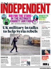 The Independent Newspaper Front Page (UK) for 11 December 2012