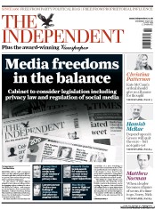 The Independent (UK) Newspaper Front Page for 11 May 2011