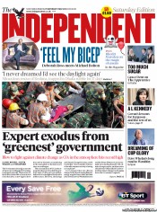The Independent (UK) Newspaper Front Page for 11 May 2013