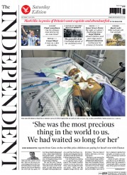 The Independent Newspaper Front Page (UK) for 12 July 2014
