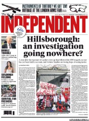 The Independent Newspaper Front Page (UK) for 12 September 2013
