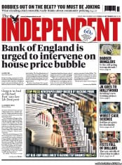 The Independent (UK) Newspaper Front Page for 13 September 2013