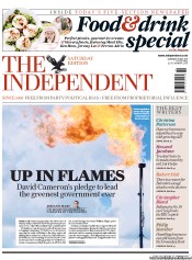 The Independent (UK) Newspaper Front Page for 14 May 2011