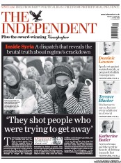 The Independent Newspaper Front Page (UK) for 14 June 2011
