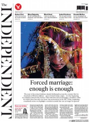 The Independent Newspaper Front Page (UK) for 17 July 2015