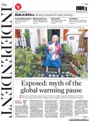 The Independent Newspaper Front Page (UK) for 18 November 2013