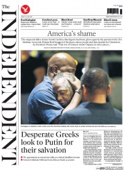 The Independent Newspaper Front Page (UK) for 19 June 2015
