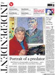 The Independent Newspaper Front Page (UK) for 1 July 2014