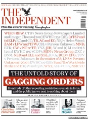 The Independent (UK) Newspaper Front Page for 25 May 2011