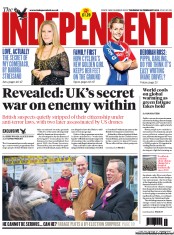 The Independent Newspaper Front Page (UK) for 28 February 2013