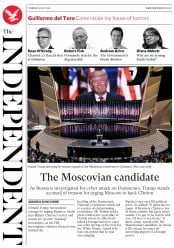 The Independent (UK) Newspaper Front Page for 28 July 2016