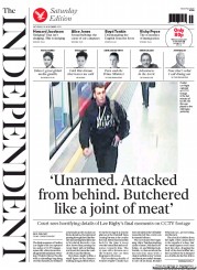 The Independent Newspaper Front Page (UK) for 30 November 2013