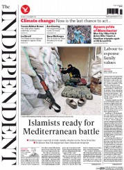 The Independent (UK) Newspaper Front Page for 3 November 2014