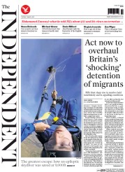 The Independent (UK) Newspaper Front Page for 3 March 2015