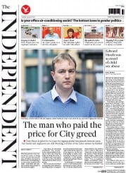 The Independent (UK) Newspaper Front Page for 4 August 2015