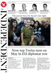 The Independent (UK) Newspaper Front Page for 5 January 2017