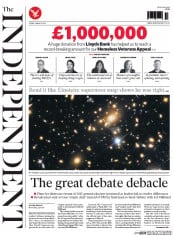 The Independent Newspaper Front Page (UK) for 6 March 2015