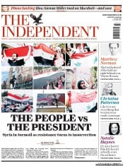 The Independent (UK) Newspaper Front Page for 8 June 2011