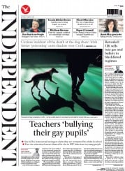 The Independent (UK) Newspaper Front Page for 9 March 2015