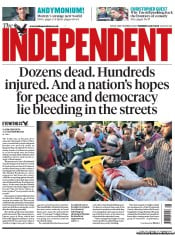 The Independent Newspaper Front Page (UK) for 9 July 2013