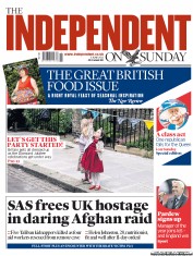 The Independent on Sunday (UK) Newspaper Front Page for 3 June 2012