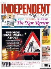 The Independent on Sunday (UK) Newspaper Front Page for 5 May 2013