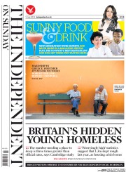 The Independent on Sunday (UK) Newspaper Front Page for 5 July 2015