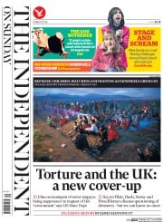 The Independent on Sunday (UK) Newspaper Front Page for 6 March 2016