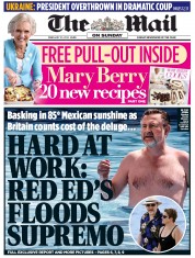 The Mail on Sunday (UK) Newspaper Front Page for 23 February 2014