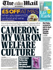 The Mail on Sunday (UK) Newspaper Front Page for 24 June 2012