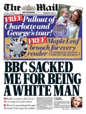 The Mail on Sunday (UK) Newspaper Front Page for 2 October 2016